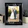 Father Of The Bride Black Glass Frame 5x7, thumbnail 2 of 5