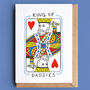 Playing Card King Of Dads, Daddies Or Grandads Mug, thumbnail 3 of 3