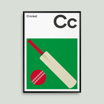 Cricket Posters And Prints, Colourful Wall Art, 2 of 5