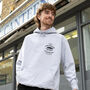 Fish Finger Sandwich Unisex Graphic Hoodie In Grey, thumbnail 1 of 7
