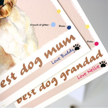 Personalised 'Buddy' Dog Birthday Card, 4 of 8