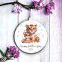 Personalised Tiger And Child Mother's Day Decoration, thumbnail 1 of 2