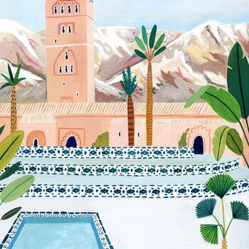 Marrakech, Morocco Travel Art Print, 5 of 6