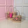 Waterproof Leopard Print Shopper/ Beach Totes, Customise With Bag Charms, thumbnail 11 of 12