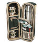 Deluxe Two Person Flask And Mug Picnic Set Forest Green, thumbnail 3 of 8