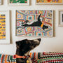 Sighthound Crochet Print, thumbnail 1 of 5