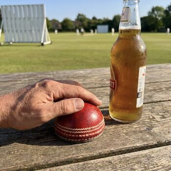 Personalised Cricket Ball Bottle Opener Cricket Gift, 8 of 8