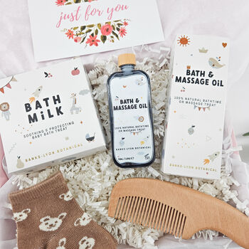 New Baby Gift Set – Baby Bath And Care Gift Box | Newborn Baby Shower Gift, 2 of 8