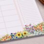 Floral Weekly Meal Planner Pad, thumbnail 4 of 4