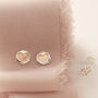 Gold And Sterling Silver Love Heart Studs, thumbnail 4 of 11