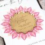 Indian Mandala Wedding Save The Date Magnets And Cards, thumbnail 3 of 7