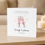 Personalised Simple Celebration Engagement Card For Couple Or Friends, thumbnail 5 of 7