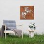Rusted Metal Standing Horse Equestrian Wall Art, thumbnail 7 of 10