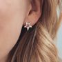 Star Stud Earrings Celestial Jewellery Gift, thumbnail 1 of 9
