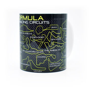 Formula 2026 Racing Circuits Mug Neon Green Edition, 2 of 3