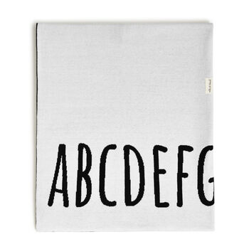Alphabet Knitted Blanket, 3 of 5