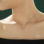 Tiny Unicorn Horse Necklace In Sterling Silver, thumbnail 2 of 10