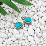 Turquoise Ocean Embrace Stud Earrings, thumbnail 5 of 8