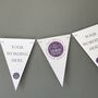 Personalised Queen's Platinum Jubilee Party Bunting, thumbnail 4 of 5