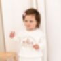 My First Holiday Personalised Embroidered Beach Holiday Airport Sweatshirt Jumper, thumbnail 4 of 7