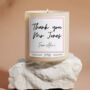 Personalised Thank You Teacher Candle End Of Year Gift, thumbnail 1 of 6