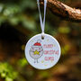Personalised Name Merry Christmas Tree Decoration C, thumbnail 1 of 2