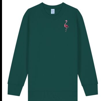 Childrens Organic Cotton Flamingo Sweatshirt, 8 of 11