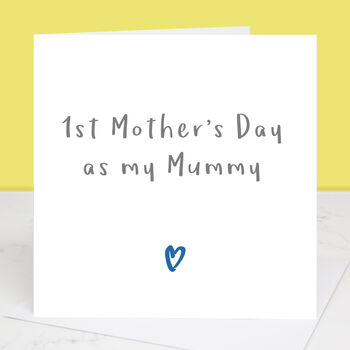 First Mother's Day As My… Mother's Day Card, 2 of 4