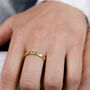 Family Birthstone Personalised Stardust Stacking Ring, thumbnail 2 of 10
