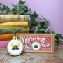 You're A True Warrior! Mini Matchbox Cross Stitch Kit, thumbnail 1 of 5