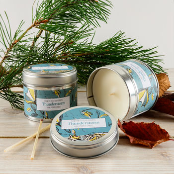 Thunderstorm Patchouli Scented Candle, 2 of 2