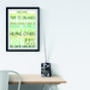 Personalised 'Favourite Things' Framed Print: Greens, thumbnail 5 of 6
