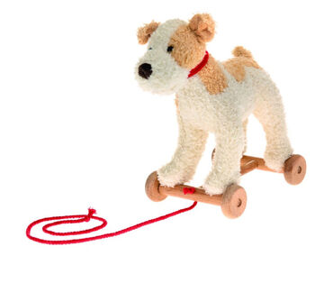 Pull Along Furry Dog Toy, 2 of 6