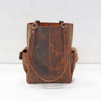 Leather Tote Handbag, 2 of 10