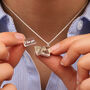 Silver Or Gold Secret Engraved Envelope Necklace, thumbnail 4 of 7