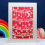 'To The Moon And Back' Personalised Card, thumbnail 5 of 7