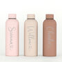 Personalised Heart Name Insulated Chubby Drinks Bottle, thumbnail 1 of 6