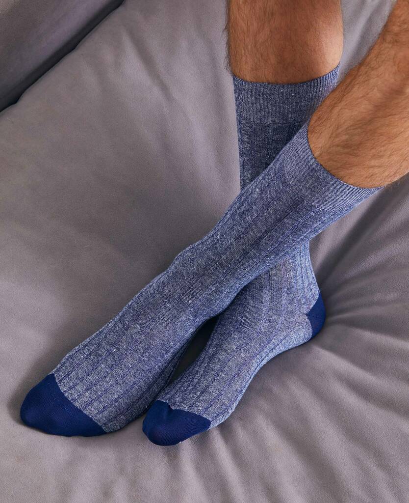 Men's Cotton/Linen Hamada Socks By BRITISH BOXERS | notonthehighstreet.com