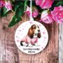 Personalised Pet Basset Hound Dog Love Decoration, thumbnail 1 of 2
