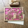 Personalised Wooden Caravan Birthday Card Keepsake Gift, thumbnail 3 of 4