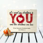 Personalised Couple's Romantic Christmas Eve Box, thumbnail 10 of 11