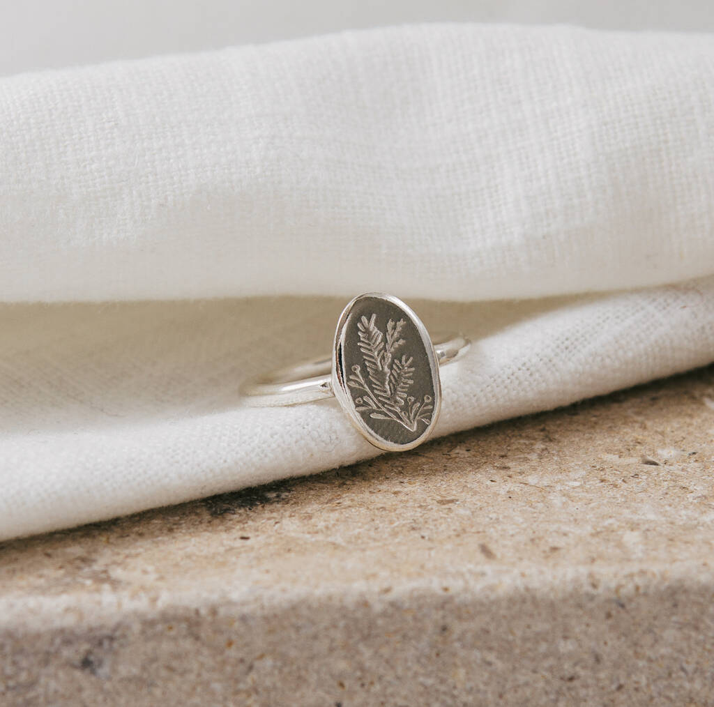 'The Gardener' Eco Friendly Sterling Silver Ring, 1 of 2