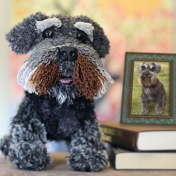 Personalised Crocheted Cuddly Toy Of Your Dog, 5 of 12