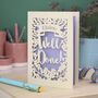 Personalised 'Well Done' Papercut Card, thumbnail 3 of 6