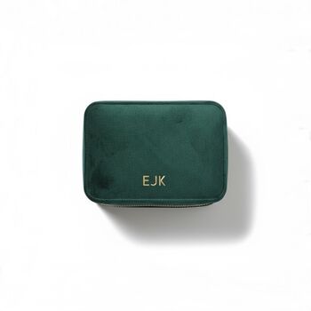 Personalised Brides Velvet Jewellery Box, 6 of 12
