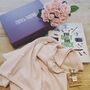 Personalised Blush Pink Pure Cashmere Button Poncho, thumbnail 9 of 12