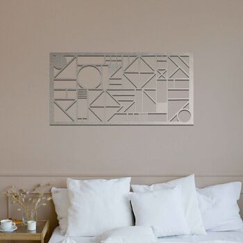 Geometric Metal Wall Art: Modern, Stylish Decor, 4 of 11