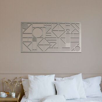 Geometric Metal Wall Art: Modern, Stylish Decor, 5 of 12