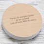 Engraved 'You Make Me Smile' Coaster For Friends, thumbnail 4 of 6