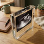 Personalised Baby Scan Red Heart Photo Crystal Token, thumbnail 2 of 9